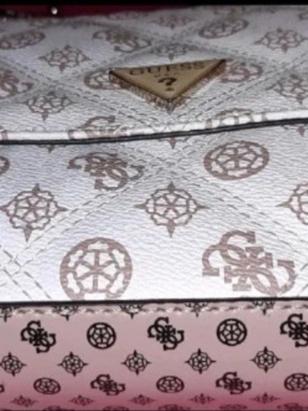GUESS PG767921 Cessily Mocha Convertible Crossbody Bag EUC - Picture 11 of 16